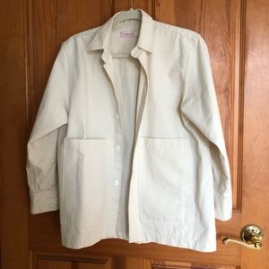 IJJI Canvas Work Jacket in Natural